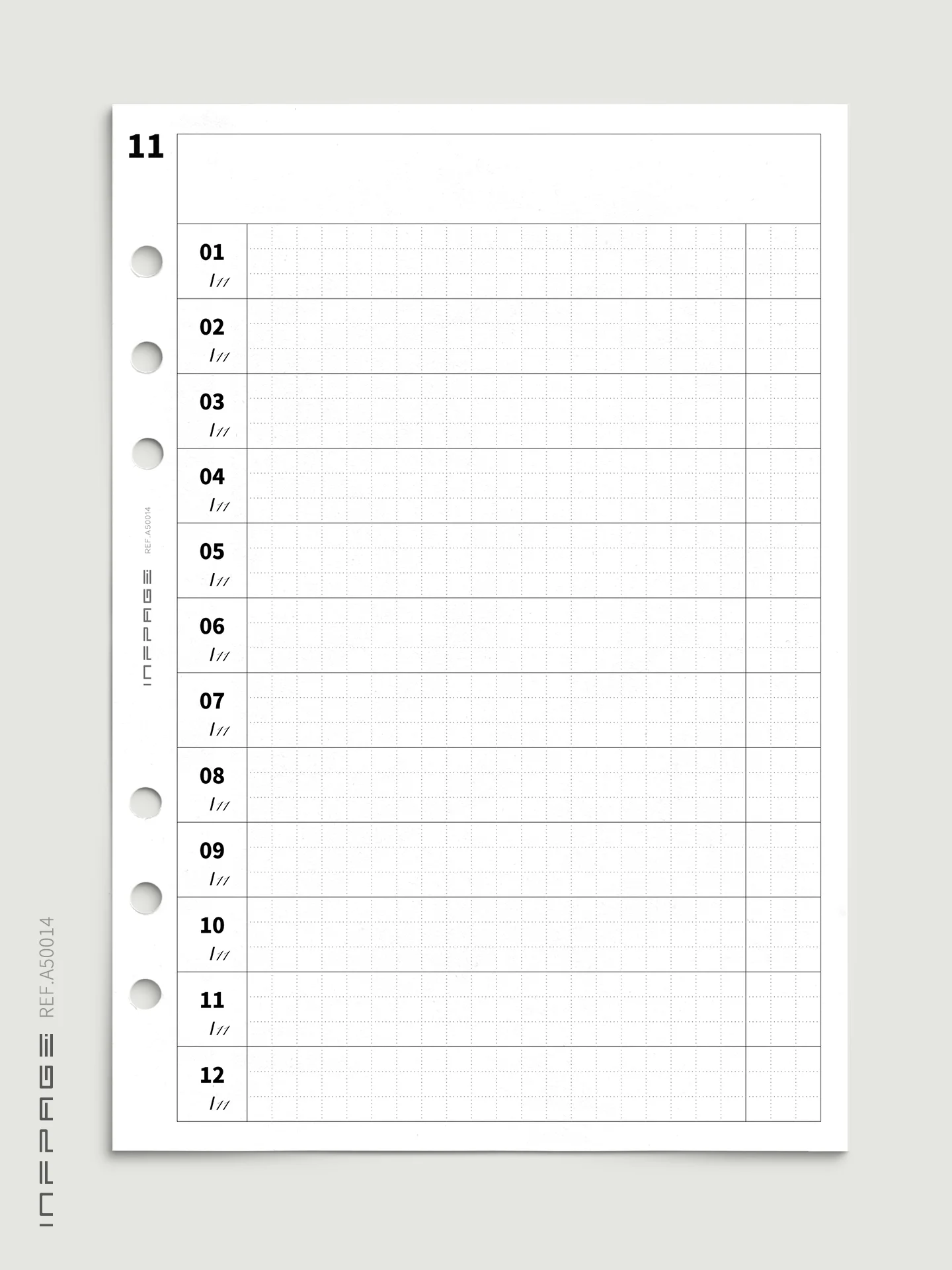 A50014-每月目标打卡-A5-No.1