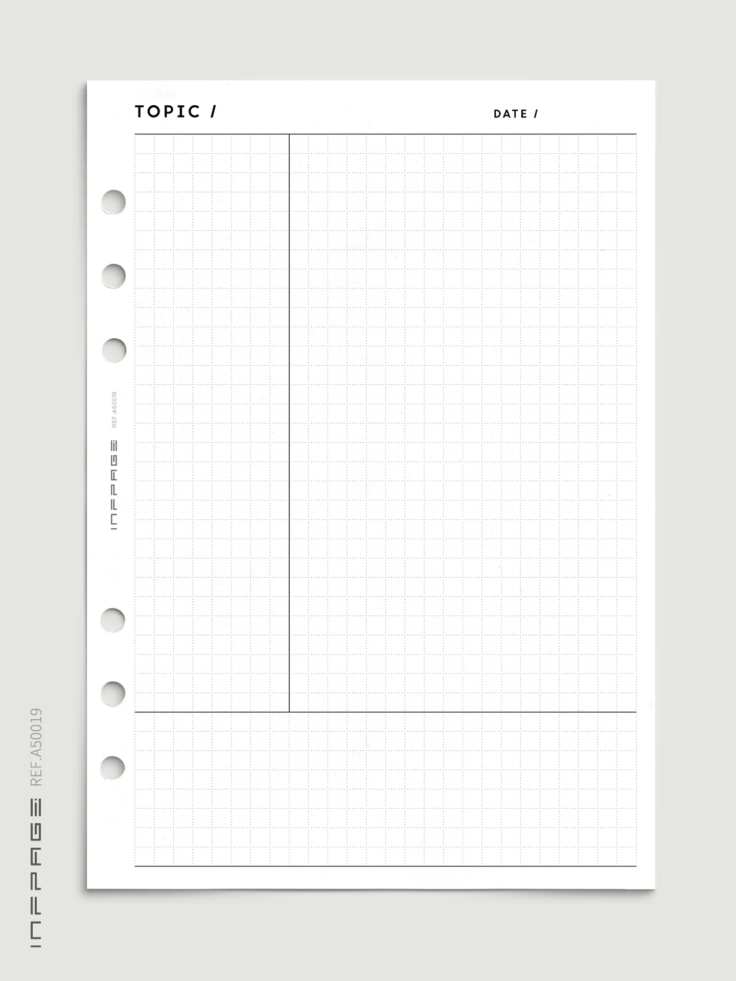 A50019-笔记网格-康奈尔方格-A5-No.1