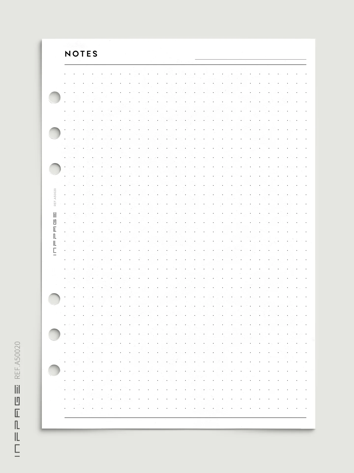 A50020-笔记网格-点阵-A5-No. 1-5mm