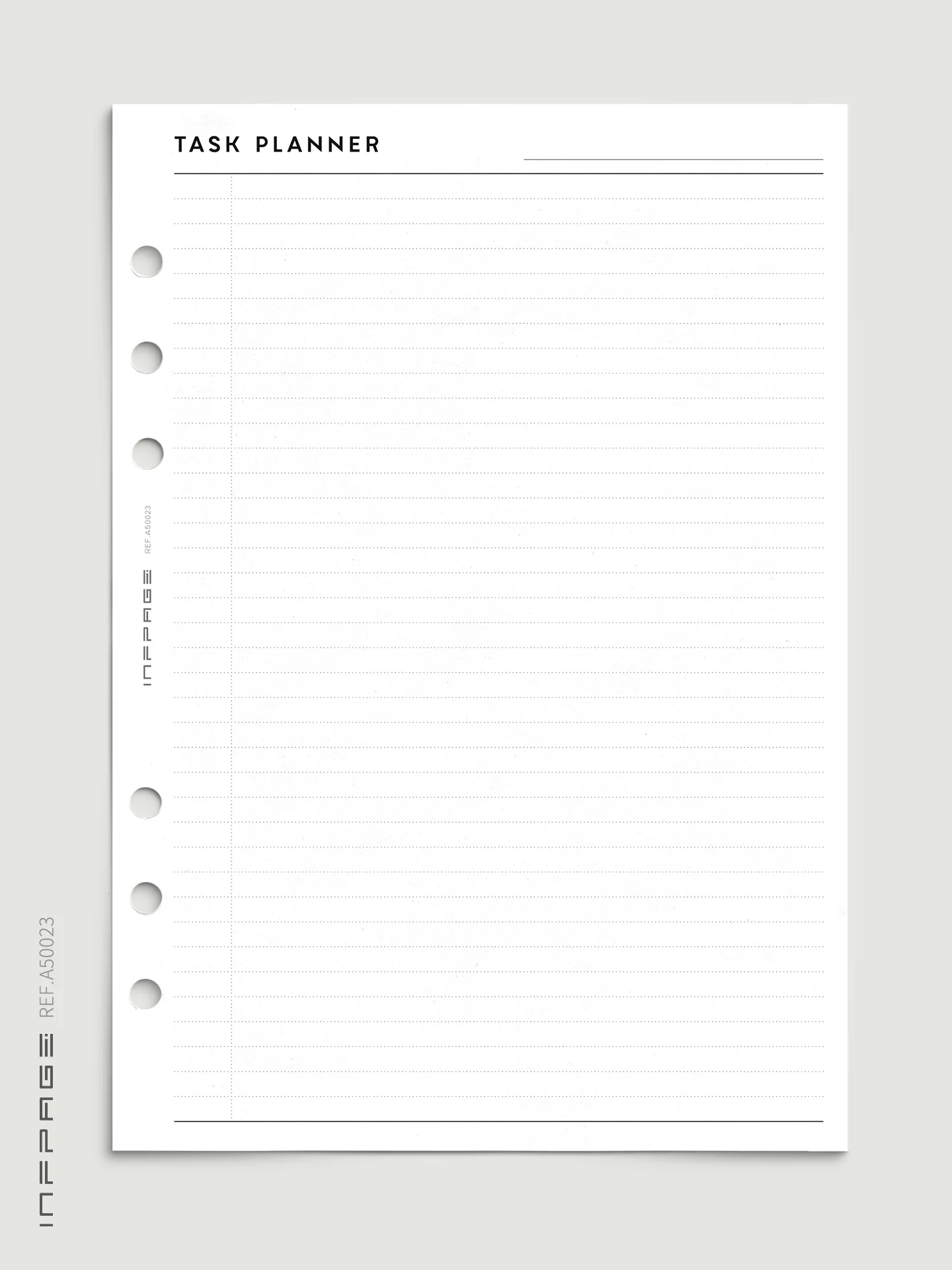 A50023-笔记网格-任务规划-点阵横线-5mm-No. 1