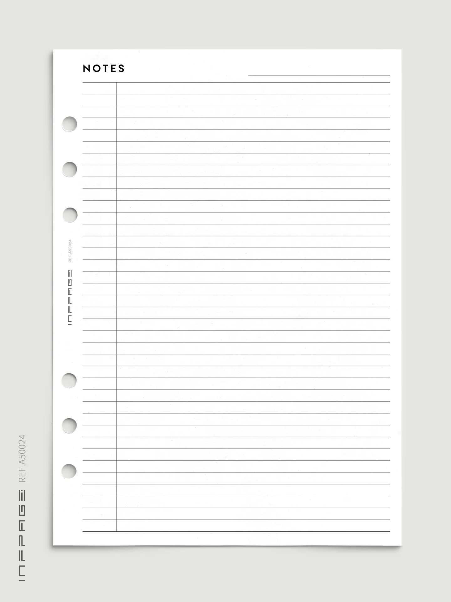 A50024-笔记网格-横线-A5-No. 2-5mm