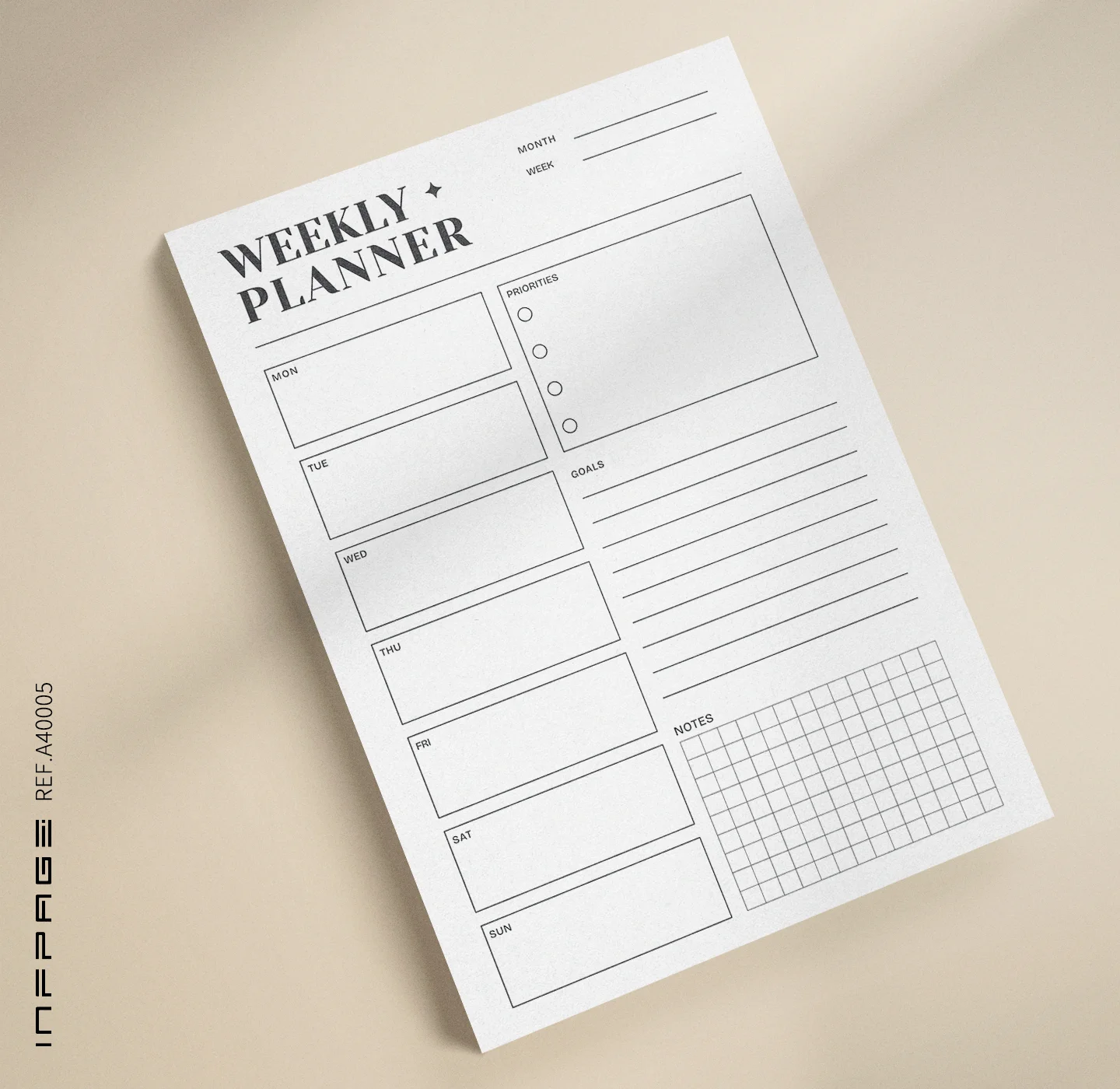 A40005-周计划-A4-No.4