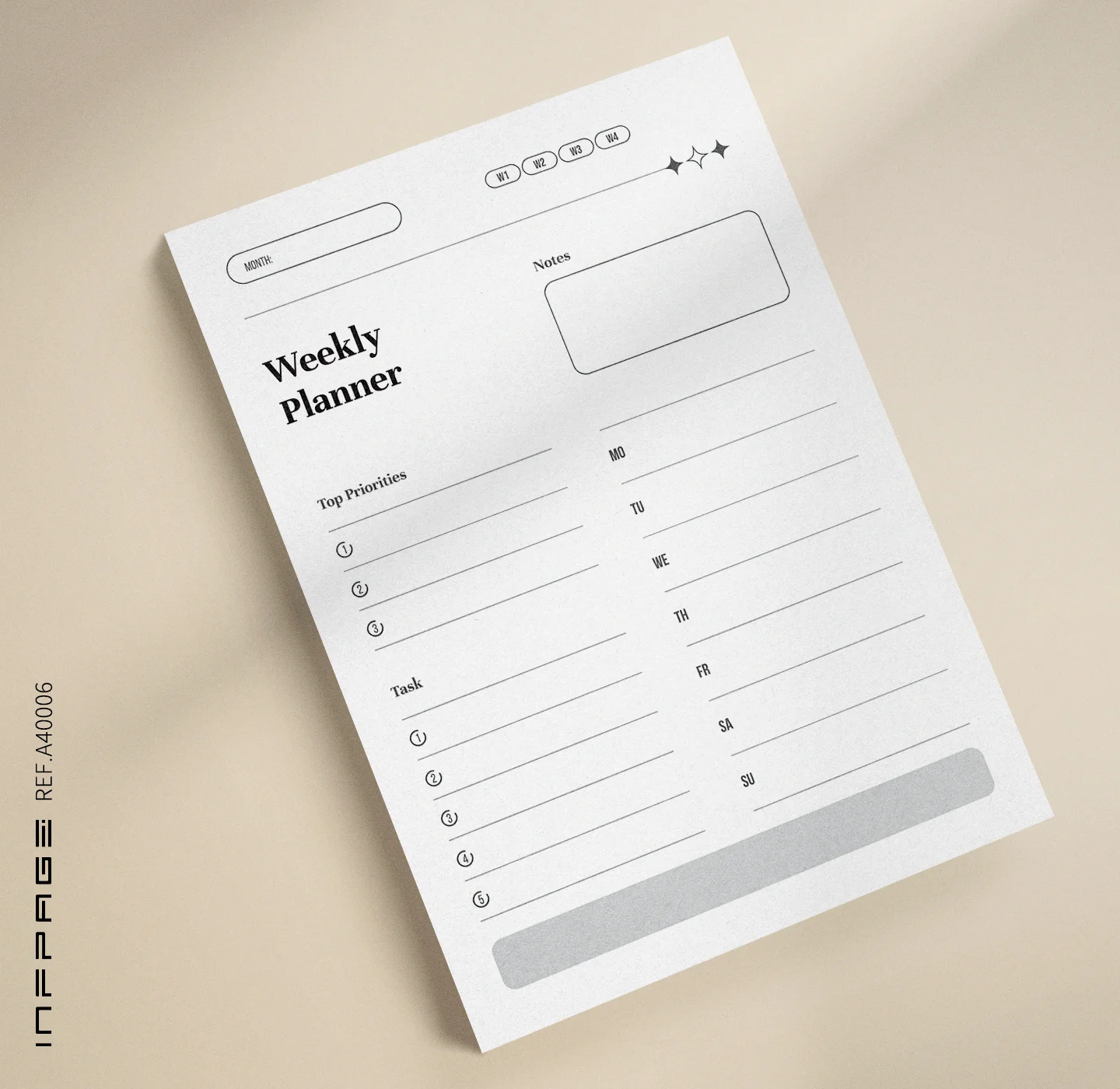 A40006-周计划-A4-No.5