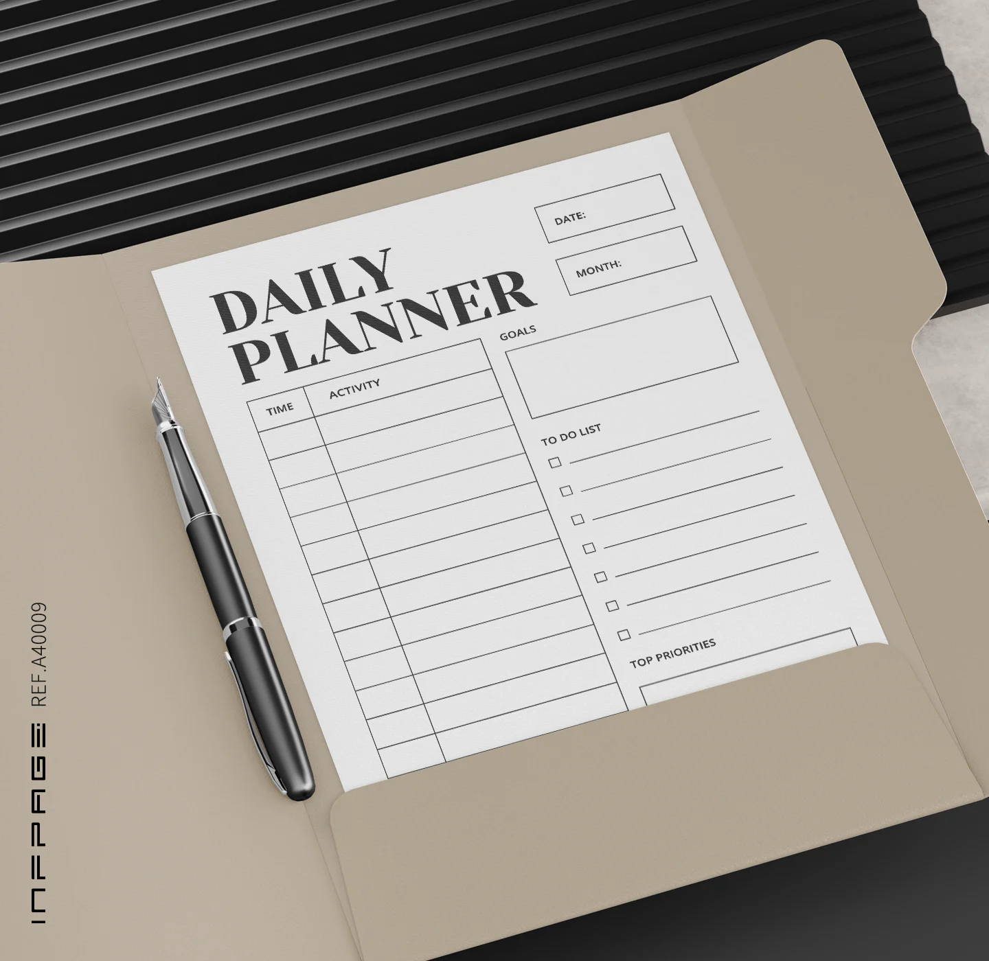 A40009-日计划-A4-No.1