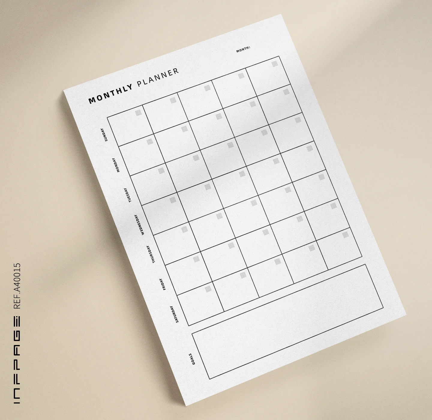 A40015-月计划-A4-No.5