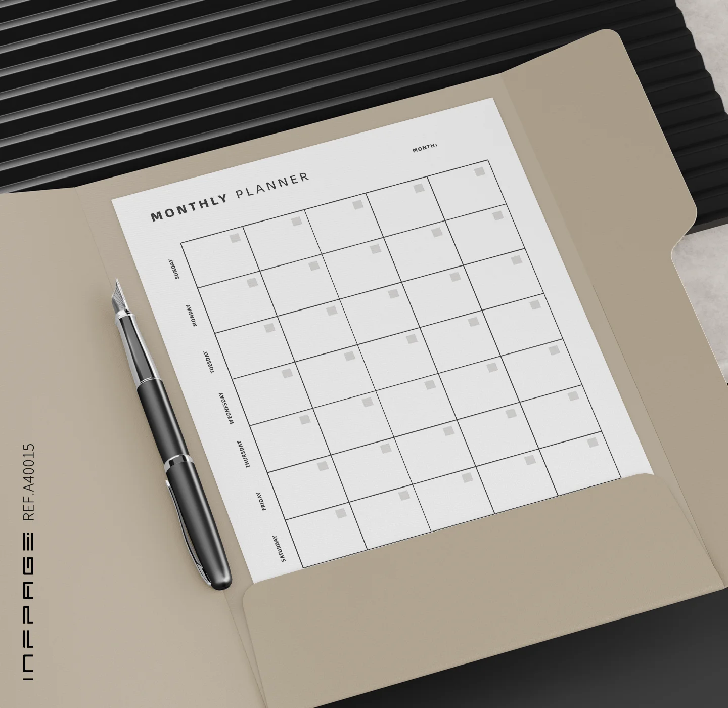 A40015-月计划-A4-No.5