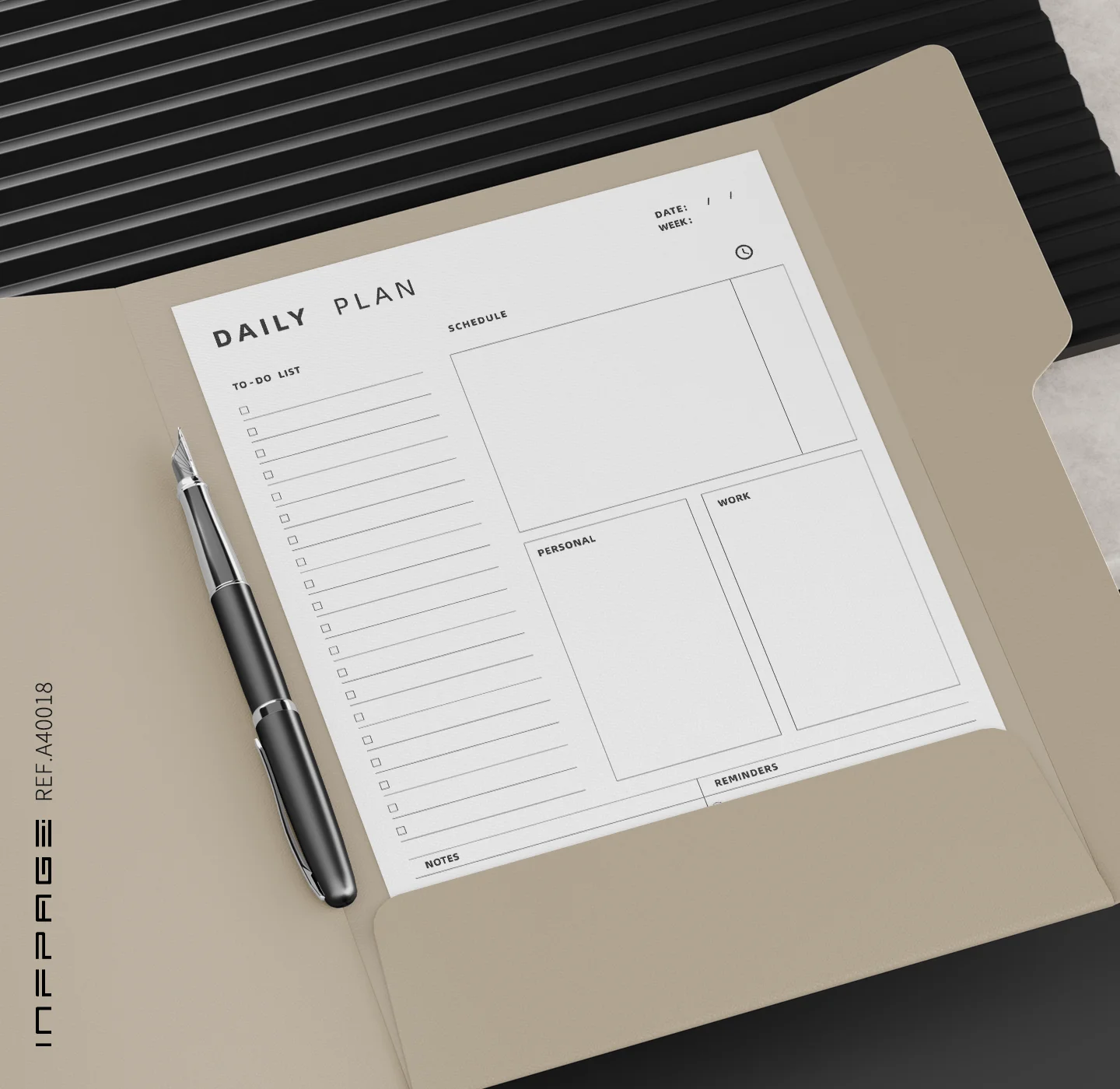 A40018-日计划-A4-No.2