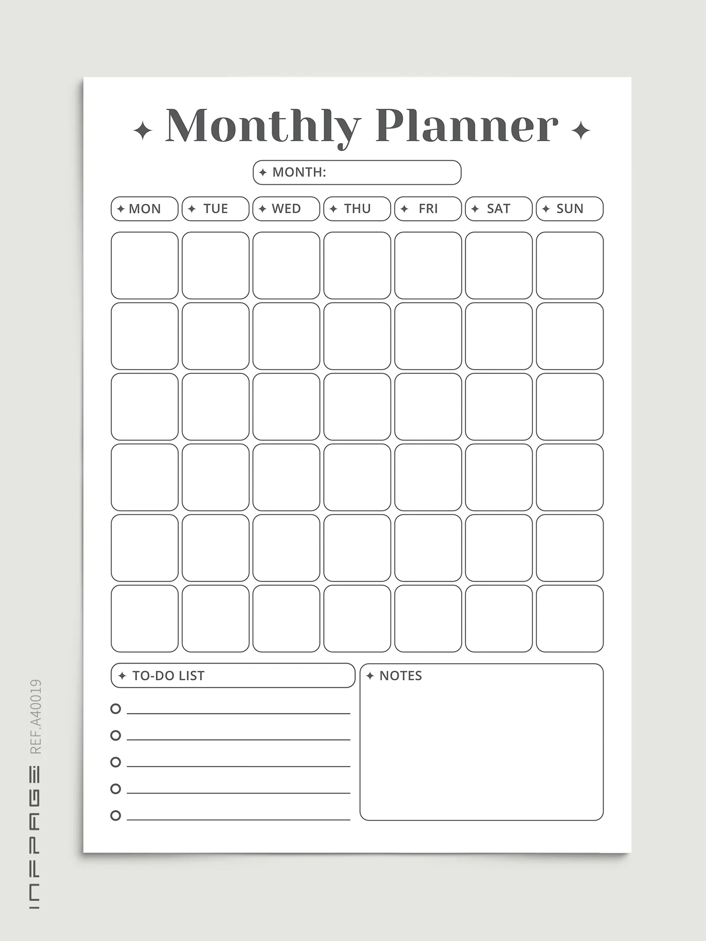 A40019-月计划-A4-No.7