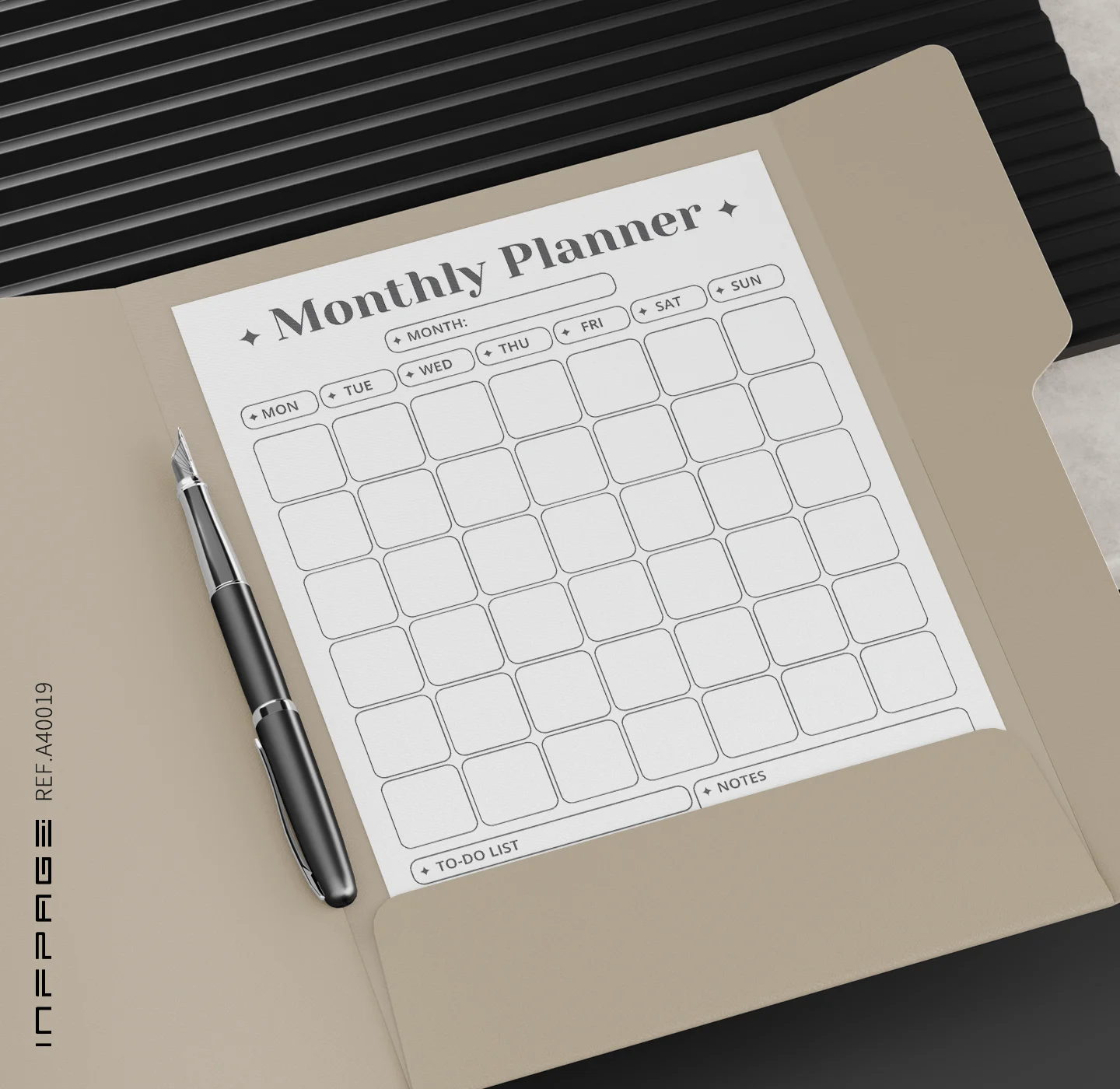 A40019-月计划-A4-No.7