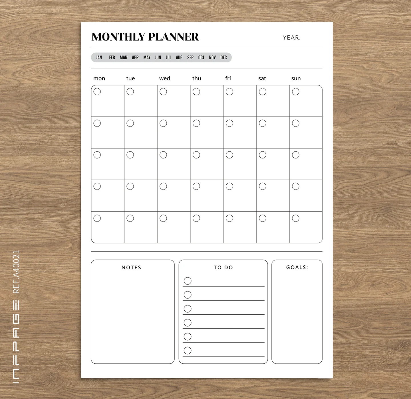 A40021-月计划-A4-No.8