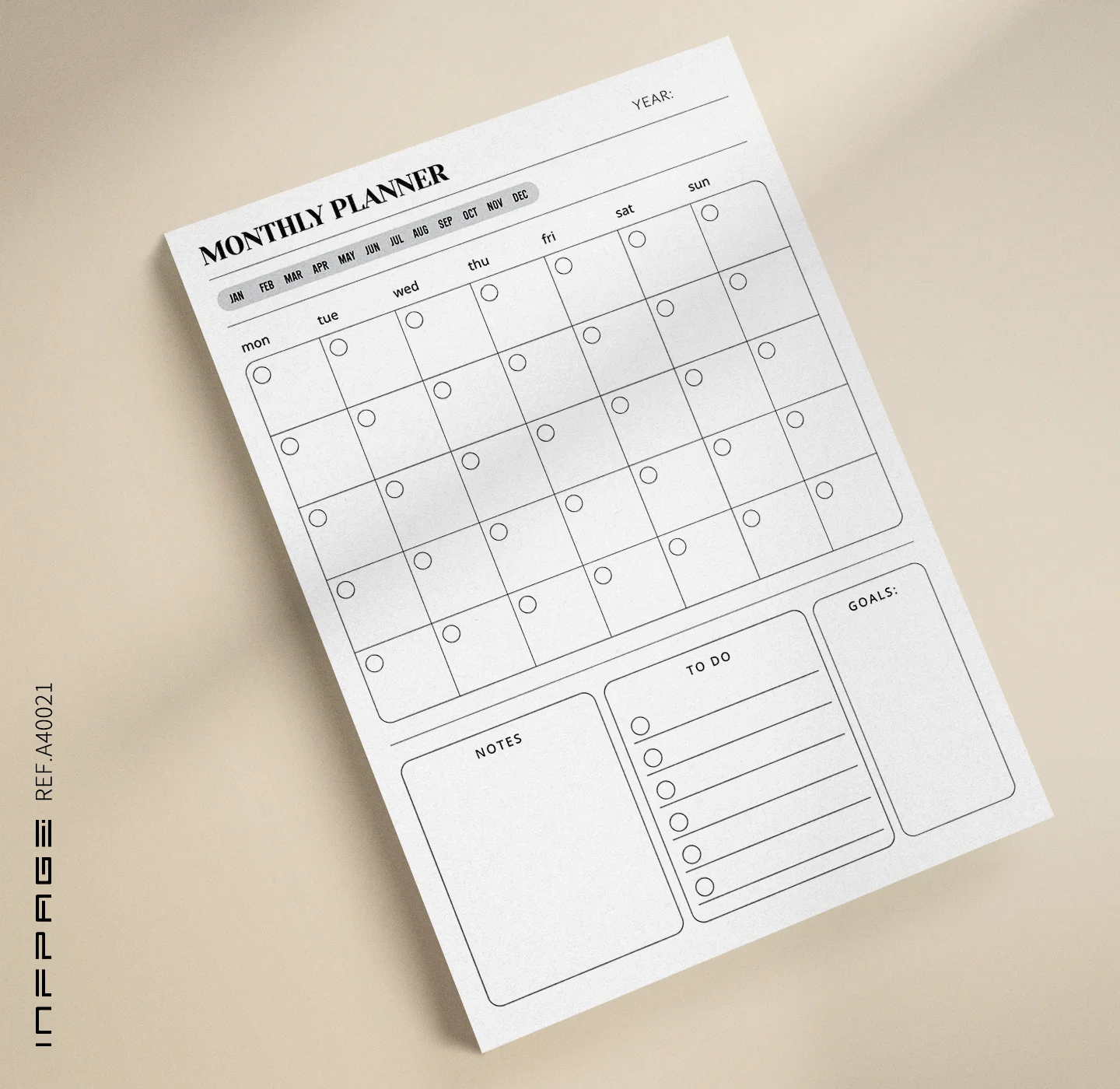 A40021-月计划-A4-No.8