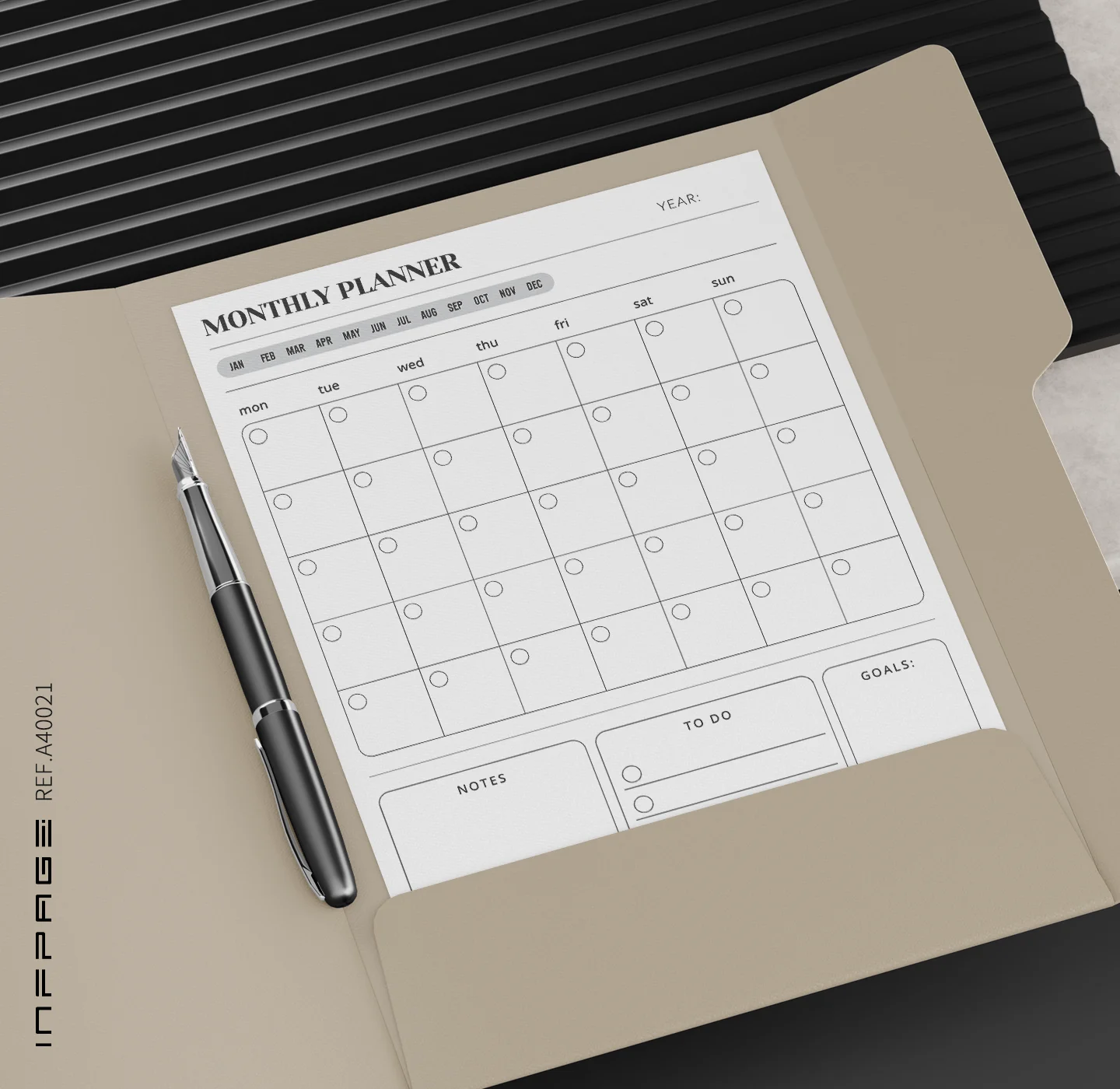 A40021-月计划-A4-No.8