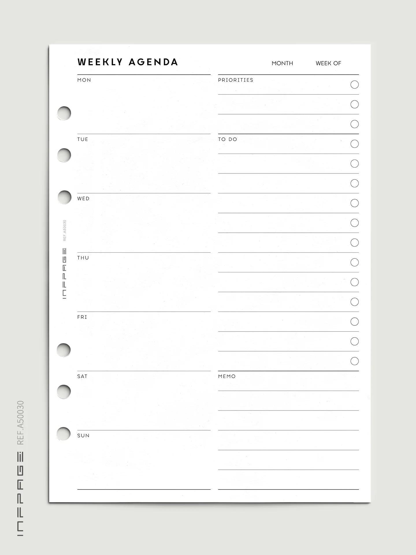 A50030-每周概览-自填式-A5-No.6