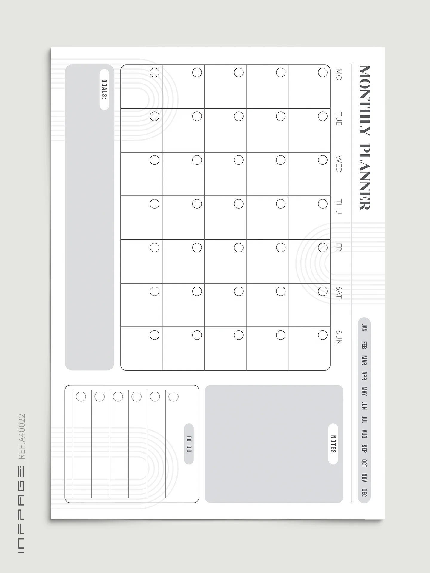 A40022-月计划-A4-No.9