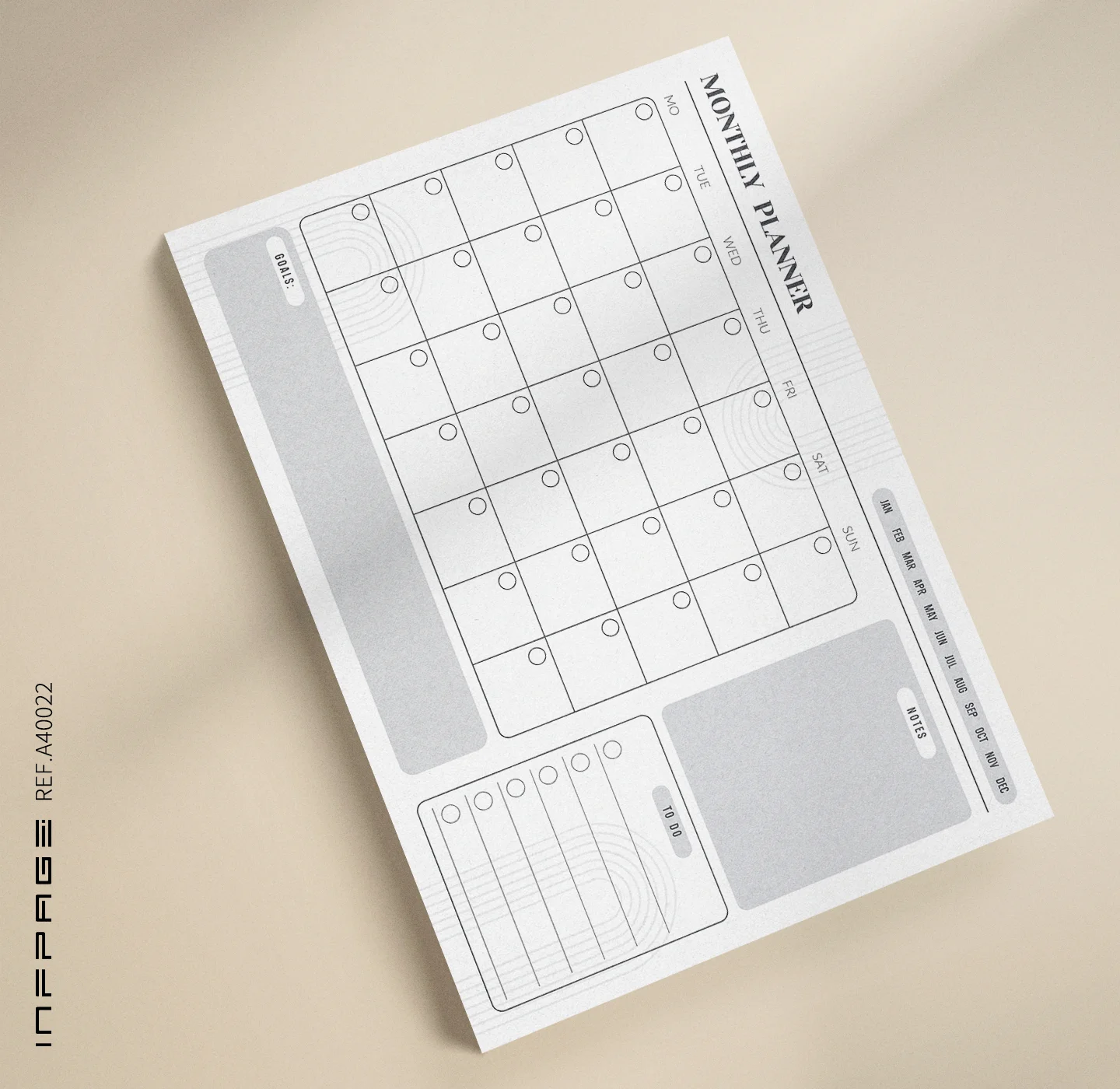 A40022-月计划-A4-No.9