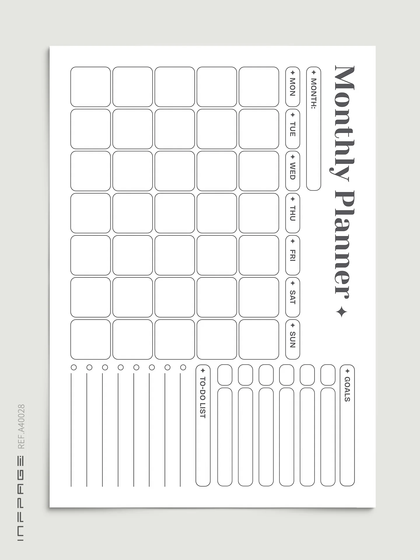 A40028-月计划-A4-No.10