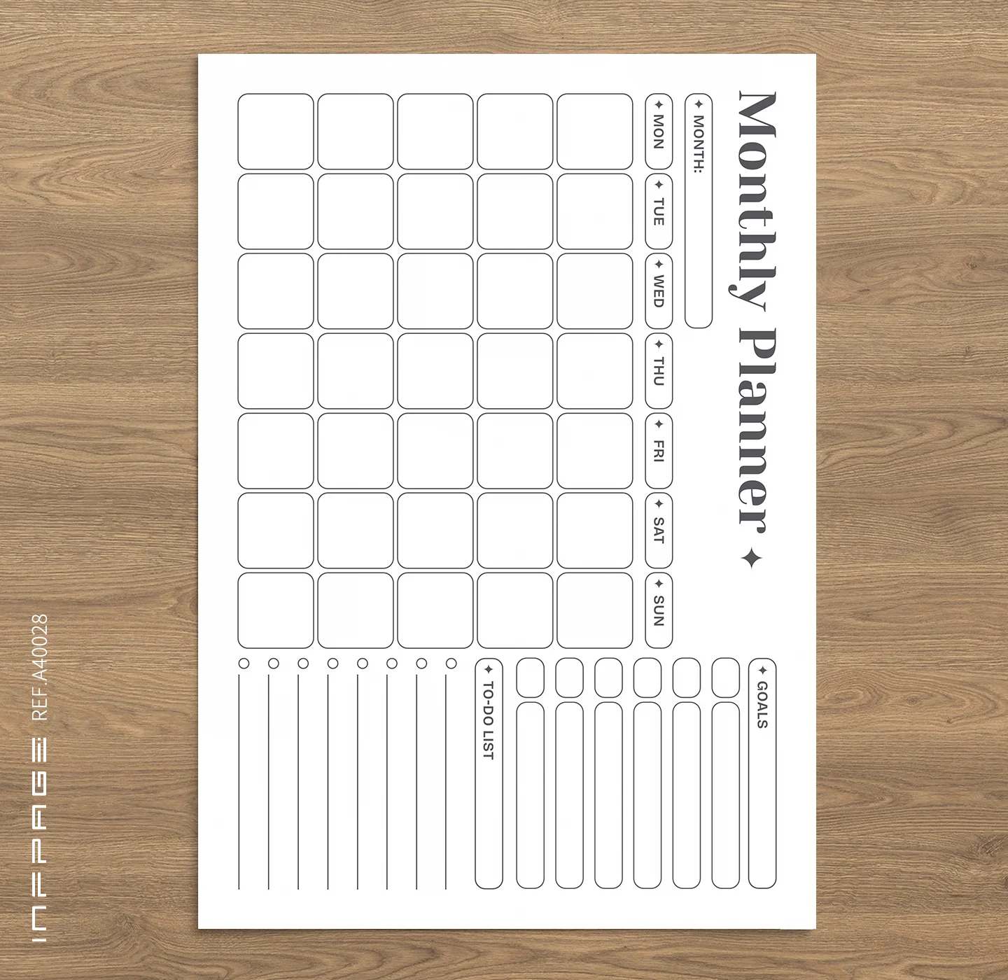 A40028-月计划-A4-No.10