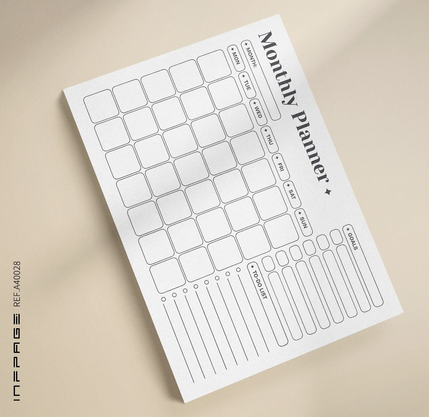 A40028-月计划-A4-No.10