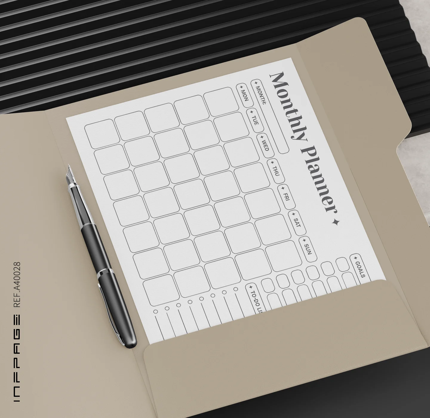 A40028-月计划-A4-No.10