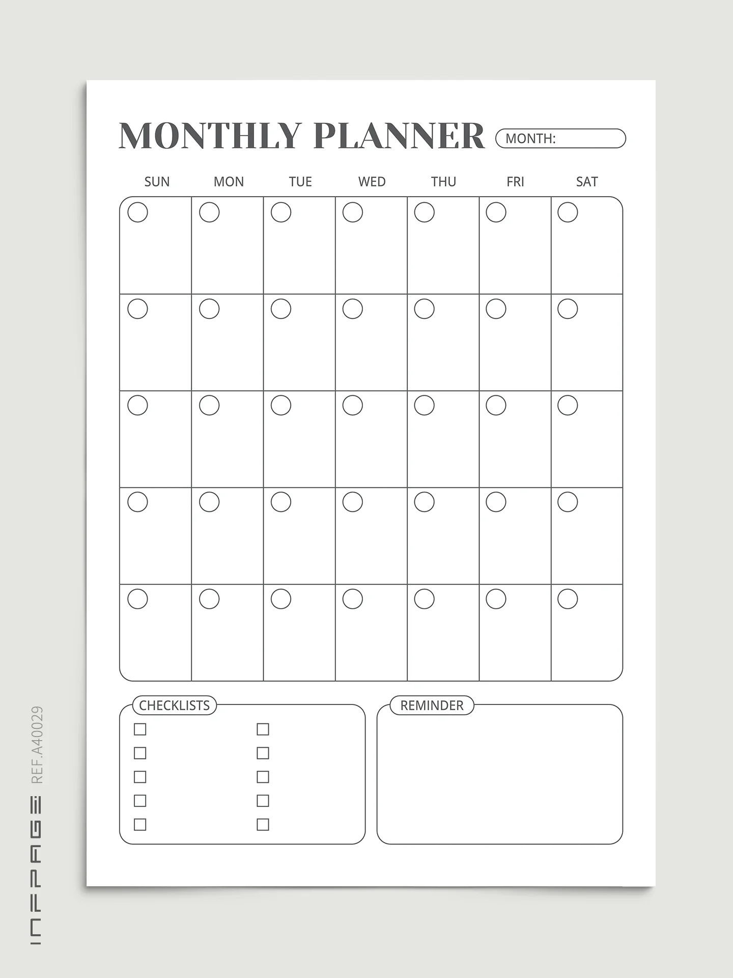 A40029-月计划-A4-No.11