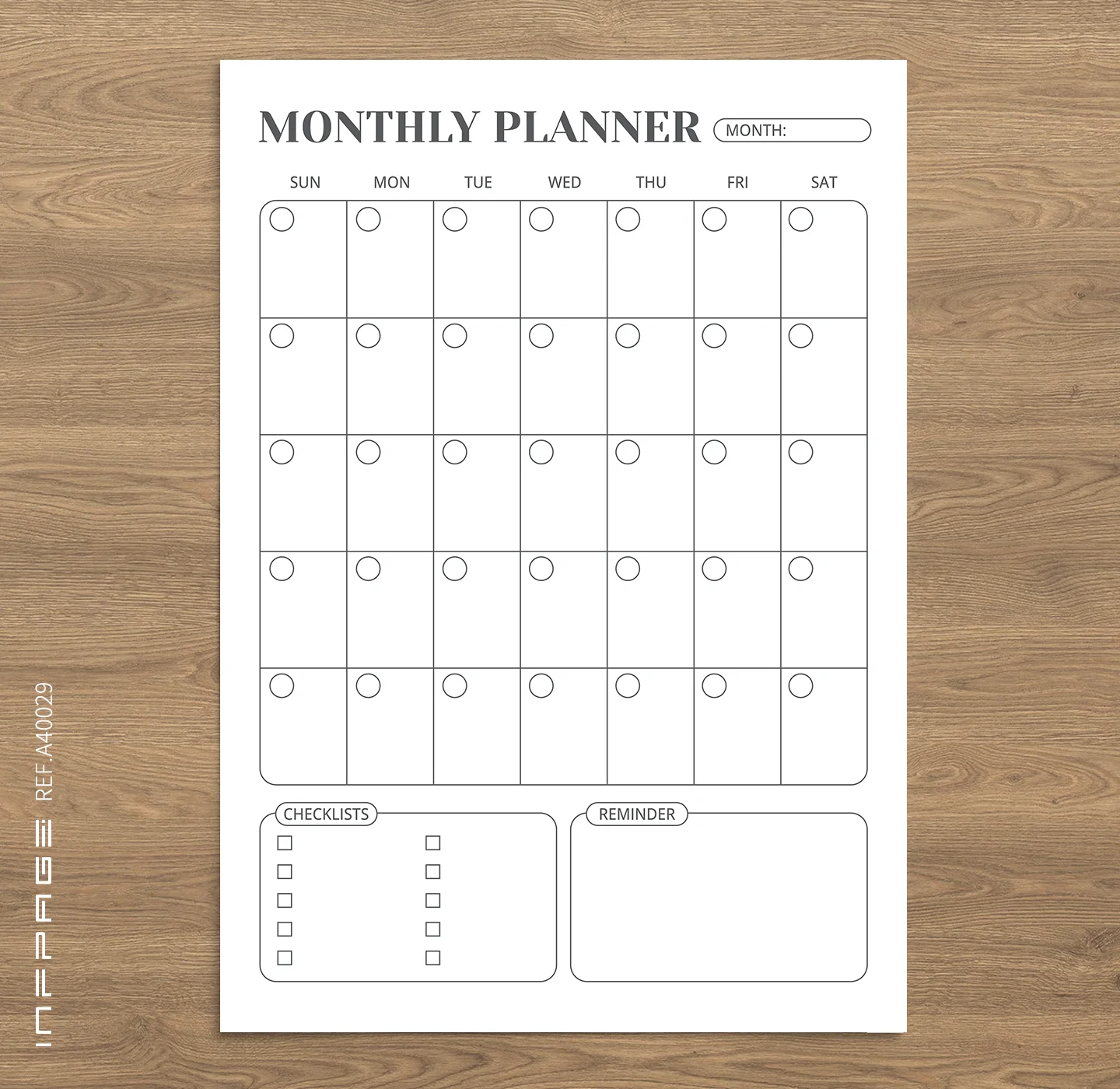 A40029-月计划-A4-No.11