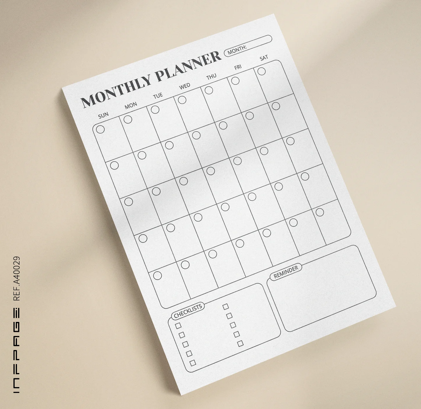 A40029-月计划-A4-No.11