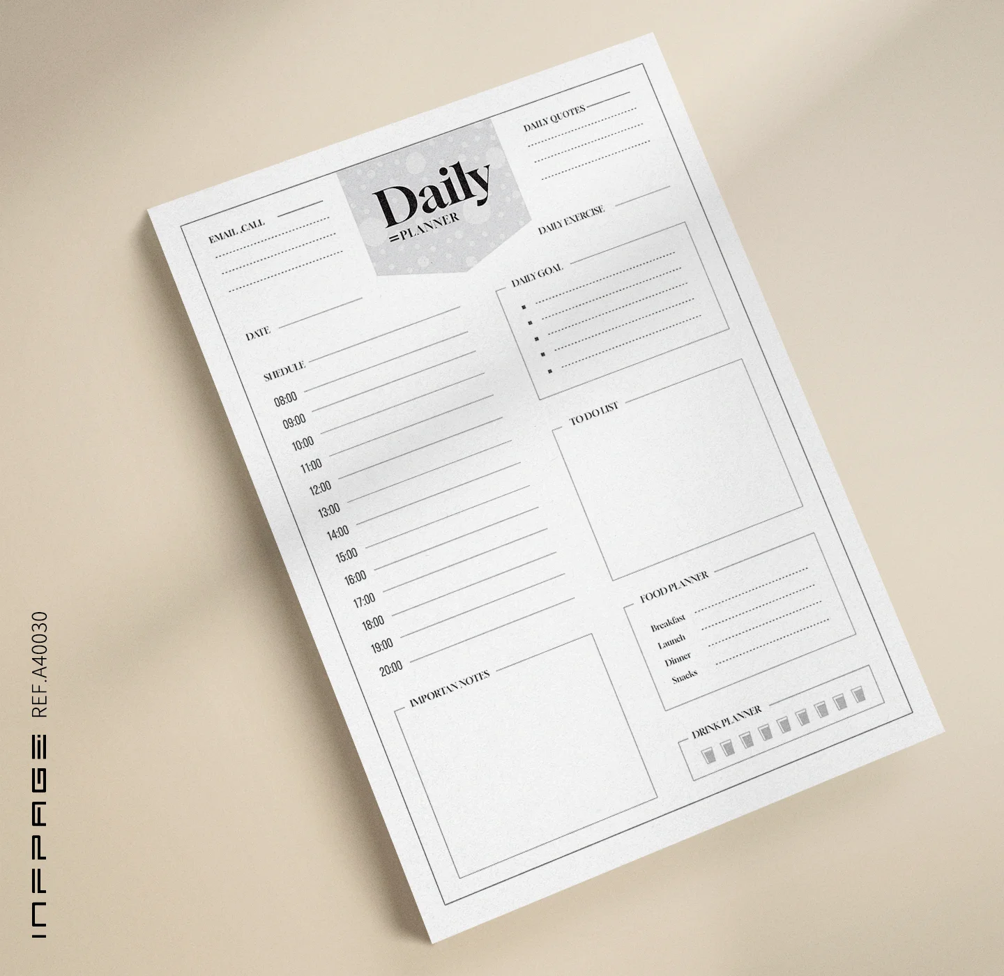 A40030-日计划-A4-No.3