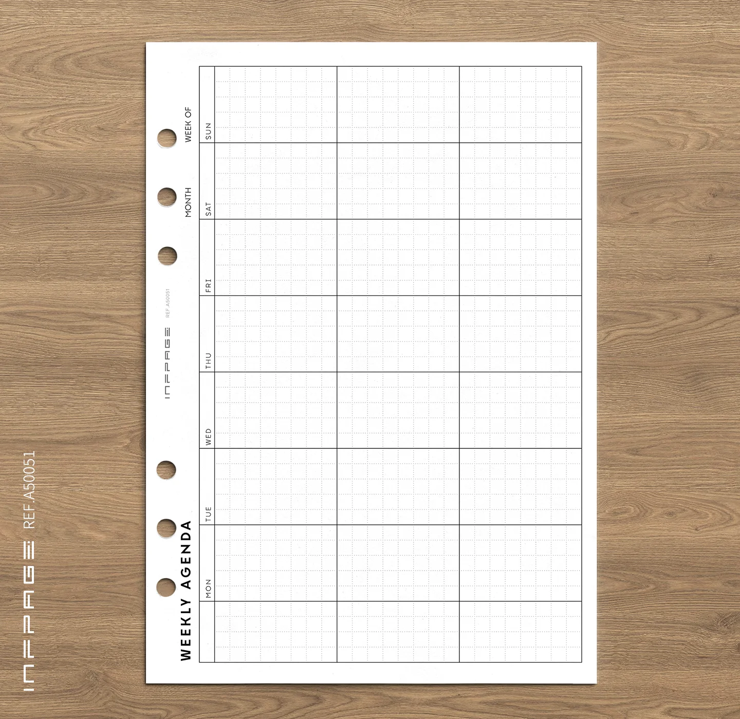 A50051-每周概览-自填式-A5-No.7