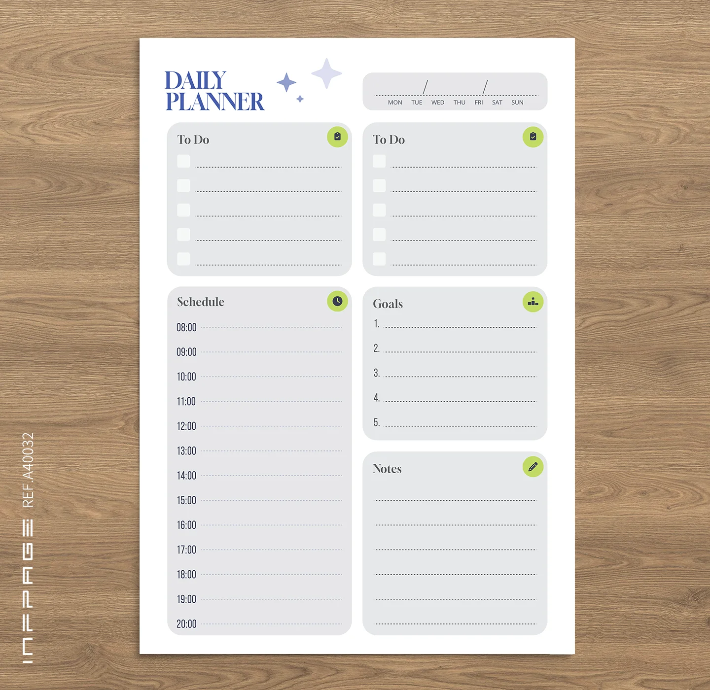 A40032-日计划-A4-No.5