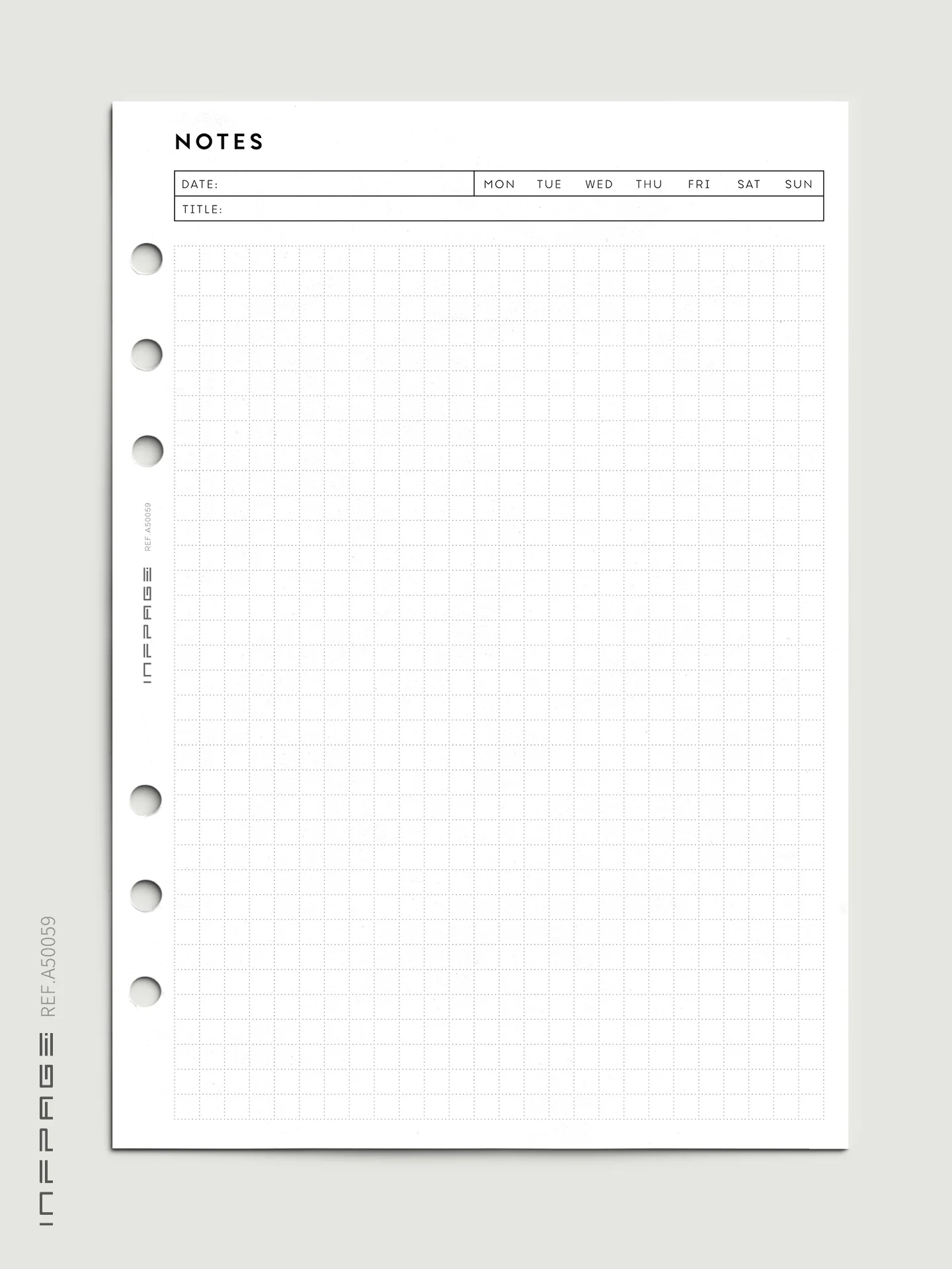 A50059-笔记网格-方格-A5-No.9-5mm