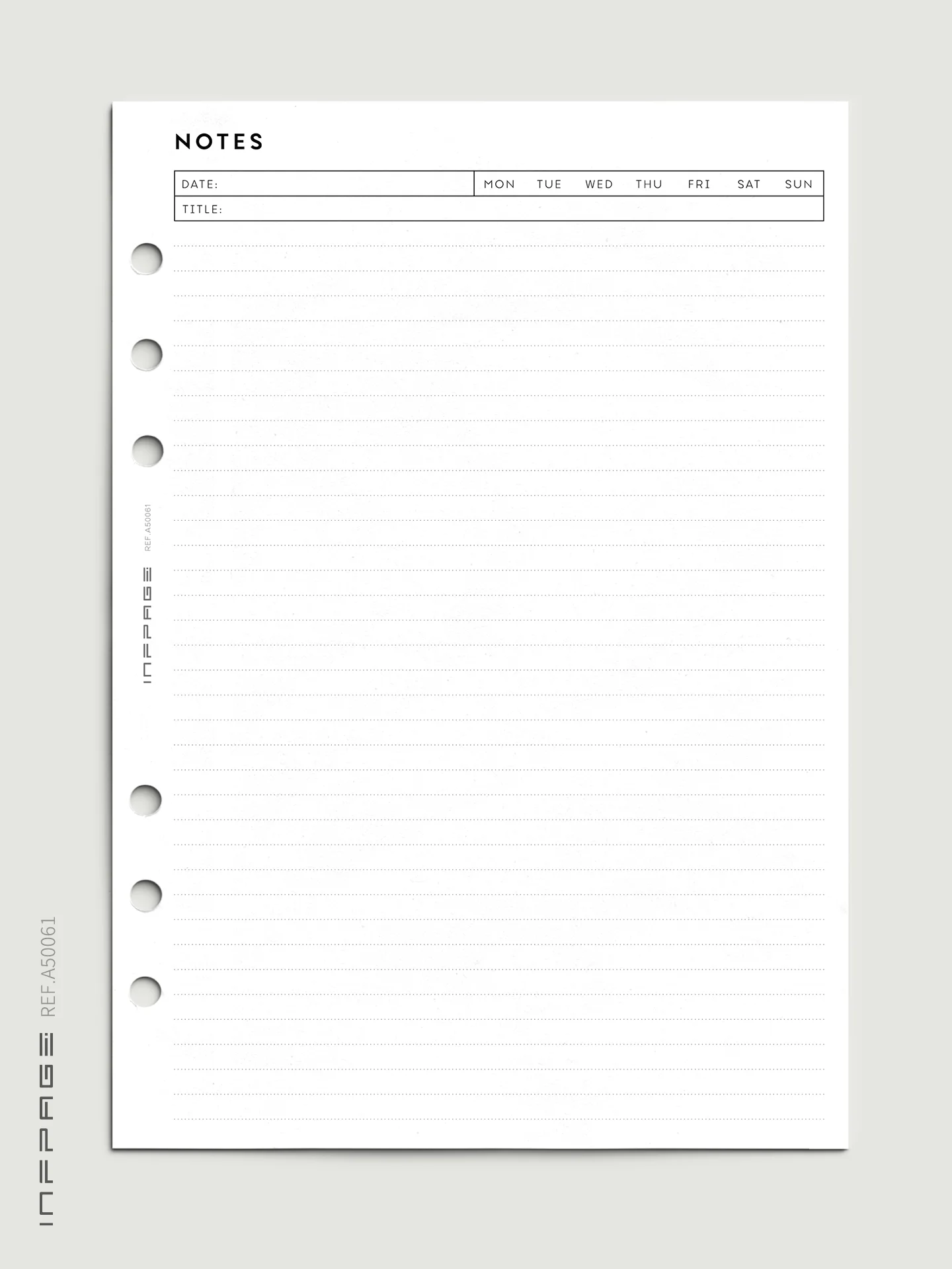 A50061-笔记网格-横线-点阵-A5-No.4-5mm