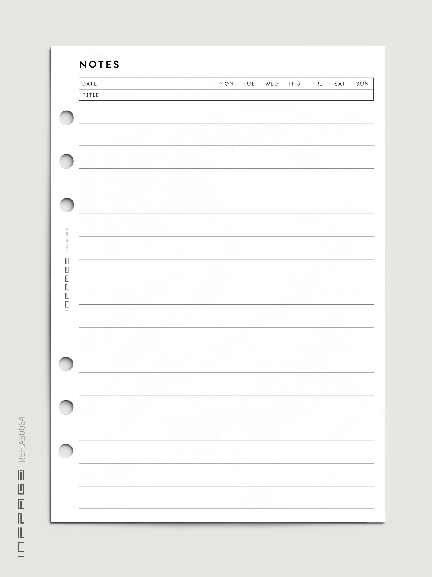 A50064-笔记网格-横线-实线-A5-No.7-10mm